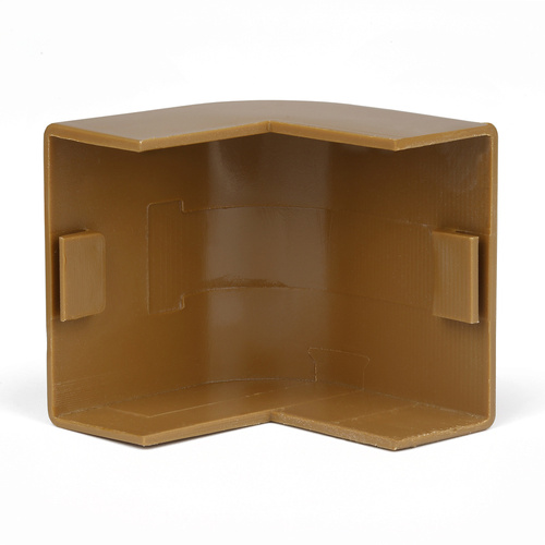 Łącznik kątowy do listwy maskującej 40x20mm | brązowy | CDT-03