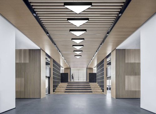 Lampa sufitowa wisząca LED 40W | trójkątna pełna | aluminium | CCD niemrugająca | Φ60x6 | LPL-007