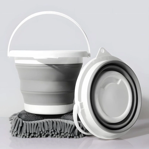 Wiadro składane | Silikonowe | Przenośne | XCP-5L-GREY