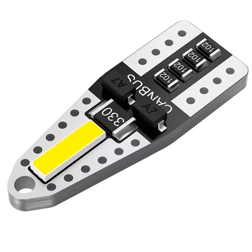 Żarówka samochodowa LED W5W T10 2 SMD 7020
