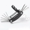 Multitool rowerowy - imbusy, ampule, nasadki | Narzędzia 16w1 | Zestaw kluczy | MFT-16in1