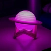 Lampka stołowa w kształcie Saturna | Lampka nocna z pilotem RGB | Lampka dziecięca zmieniająca kolor | XK-D13