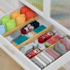 Organizer meblowy do szuflady | Bambusowe, regulowane przegródki meblowe | KBT-D456