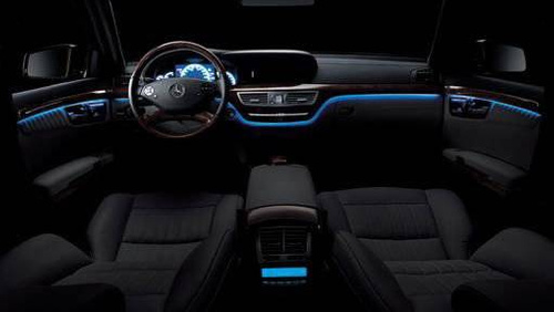 Zestaw El Wire Ice Blue 3M - Światłowód Ambient Light EL Wire z odzielnym inverterem 12V