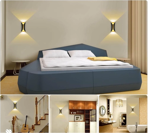 Lampa ogrodowa, kinkiet elewacyjny zewnętrzny LED | góra - dół | 10W, IP65 | BD-C020