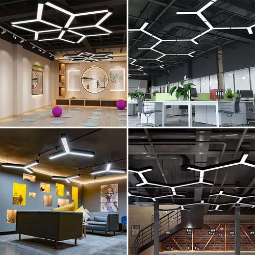 Lampa wisząca LED 30W w kształcie Y | Nowoczesne oświetlenie sufitowe 4000K z regulacją wysokości LPL-001