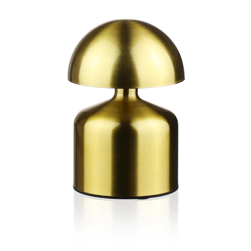 Lampka stołowa LED Grzybek | Bezprzewodowa lampka do hotelu, restauracji | Nocna lampka dotykowa | HJA41-GOLD