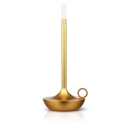 Nowoczesna lampka stołowa | Lampka nocna z wbudowanym akumulatorem | HJA31-GOLD
