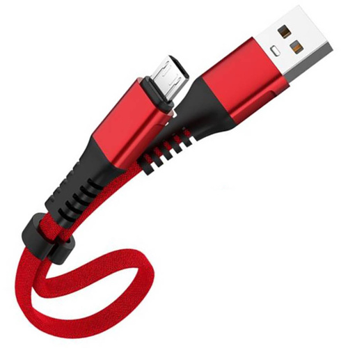 Krótki kabel USB - Micro USB Quick Charge 3.0 | 30 cm | Transfer danych, Android Auto | UC-020-MICRO