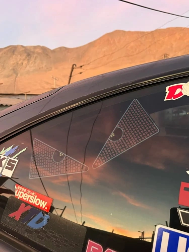 Światła samochodowe LED  | Dynamiczne światła ostrzegawcze | 11 trybów | Zasilanie USB |Y2-TRI-RED