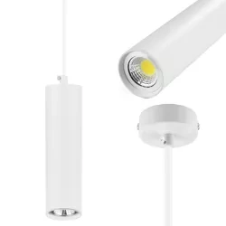 CTD-L20CM-WHITE| Biała lampa wisząca | Nowoczesna lampa sufitowa | Oświetlenie dekoracyjne