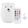 Silikonowa lampka LED RGB dla dzieci | Miś misiek Bear LED | Pilot IR | NL-04