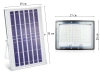 Naświetlacz LED 50W z pilotem | Naświetlacz LED 50W z panelem solarnym  IP66 ,1500lm | LD66-50W