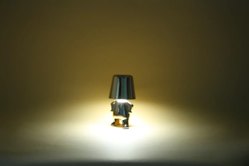 Lampa stołowa LED | Nowoczesna lampka nocna z wbudowanym akumulatorem oraz dotykową obsługą | HJA23-F-GOLD