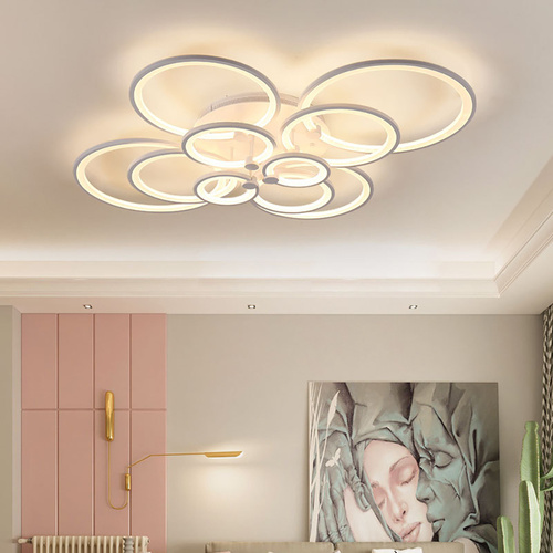 Wieloczęściowa Nowoczesna lampa wisząca | LED | Biała | RLG-C180W-W