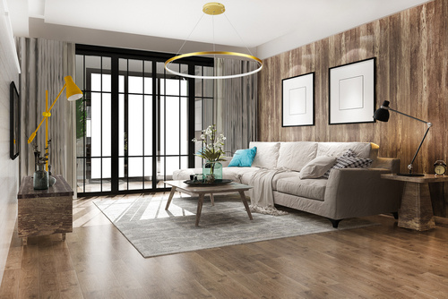 Jednoczęściowa Nowoczesna lampa wisząca | LED | Złota | RLK-C01-30W-G