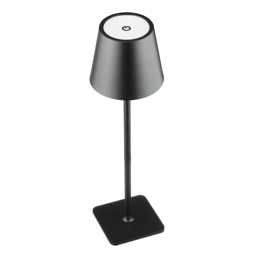 Lampka stołowa z wbudowanym akumulatorem | Dotykowa lampka nocna | HJA28-BLACK-1