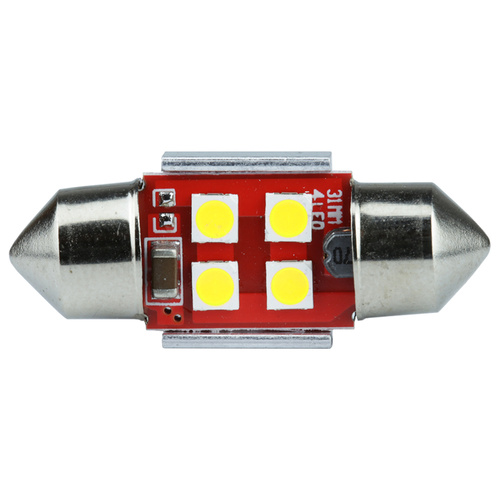 Żarówka samochodowa LED C5W 4 SMD 3535 CAN BUS