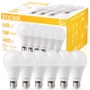 Zestaw 6x Żarówka LED  E27 5W | 2835 SMD CCD bańka | 493lm=40W | BIAŁY ZIMNY