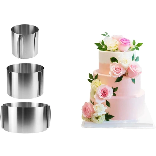 Regulowany rant do tortu 15-30 cm | Forma do ciasta | RH-T01-15CM