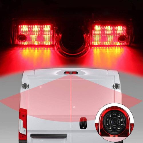 Dedykowana kamera cofania w lampie STOP | Pasująca do Fiat ducato, Citroen jumper, peugeot boxer