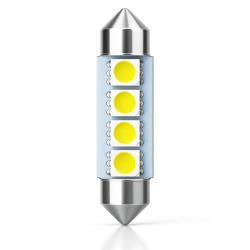 Żarówka samochodowa LED C5W 4 SMD 5050