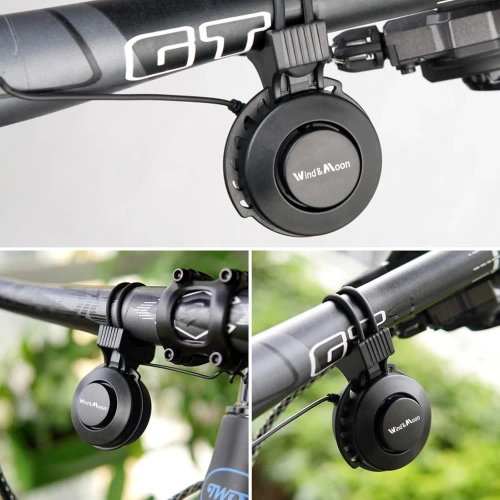 Elektryczny dzwonek rowerowy USB 120 dB | Dzwonek z wbudowanym akumulatorem | 4 tryby dźwiekowe | TWB-105  