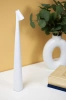 Lampa stołowa 43cm | Bezprzewodowa lampka nocna z wbudowanym akumulatorem | Lampka z dotykowym sterowaniem | HMS-455-WHITE