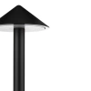 Lampa stołowa z wbudowanym akumulatorem | Lampa nocna z trzema barwami świecenia | Nastrojowa lampka do hotelu, restauracji | HJA32-BLACK