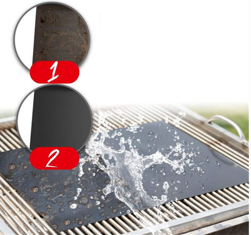Mata teflonowa na grill | Ruszt wielorazowy | Tacka na grill | BTF-430-B-5x