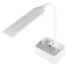 Lampka biurkowa dziecięca | Lampka LED z organizerem oraz uchwytem na telefon | Lampka biurkowa z możliwością zmiany barwy światła | TDL-126-WHITE