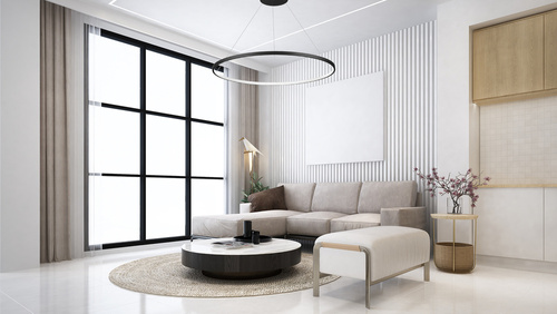 Jednoczęściowa Nowoczesna lampa wisząca | LED | Czarna | RLK-C01-30W-B