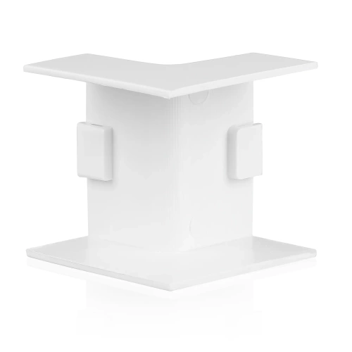 Łącznik kątowy wewnętrzny do listwy maskującej 40x20mm | biały | CDT-04