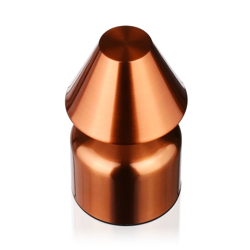 Lampka stołowa LED Grzybek | Bezprzewodowa lampka do hotelu, restauracji | Nocna lampka dotykowa | HJA42-COPPER