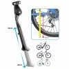 Wzmocniona podpórka rowerowa Pro+ do rowerów 24–29"  |  Stabilna stopka do e-bike, MTB i miejskich | Regulowana nóżka rowerowa | LGA-28