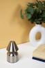Lampka stołowa LED Grzybek | Bezprzewodowa lampka do hotelu, restauracji | Nocna lampka dotykowa | HJA42-SILVER
