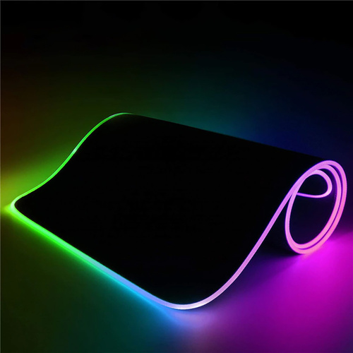 Podkładka pod mysz | 35x25 cm | podświetlenie LED RGB | 13 trybów świecenia | MP-001S