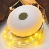 Wielofunkcyjna lampa kempingowa LED z girlandą 10 m, powerbankiem i magnesem |  Wodoodporna lampka z wbudowanym akumulatorem 2000 mAh 5 trybów świecenia | KQ-5004