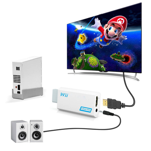 Adapter Nintendo Wii do HDMI + mini-jack 3,5 mm | HY-30