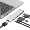 Rozdzielacz USB-C na 2x USB-A + 2x USB-C + kart SD + TF + HDMI | adapter, rozgałęźnik typ C 7w1 | HUB