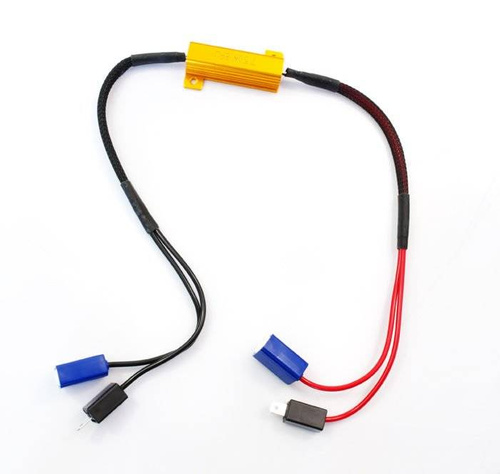 Filtr LED CAN BUS 50W 8Ω - oprawka H1 | D-50W-8-H1