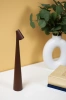 Lampa stołowa 33,5cm | Bezprzewodowa lampka nocna z wbudowanym akumulatorem | Lampka z dotykowym sterowaniem | HMS-355-BROWN