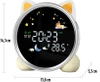 Budzik z lampką LED | Zegarek z timerem | SG-7-W