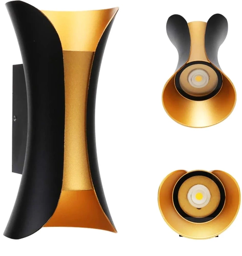 Lampa ogrodowa, kinkiet elewacyjny zewnętrzny LED | góra - dół | 10W, IP65 | BD-C020