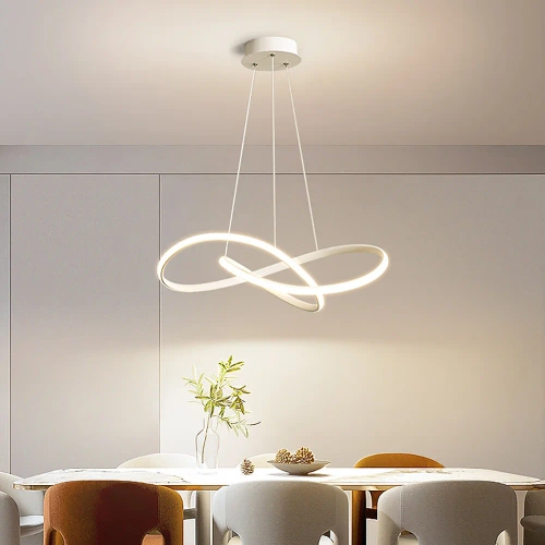 Nowoczesna lampa wisząca | LED | Biała | RLA-48W-W