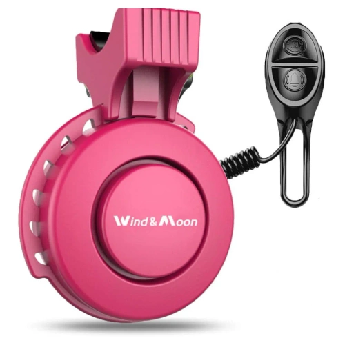 TWB-105-P | Elektryczny dzwonek rowerowy USB 120 dB | Dzwonek z wbudowanym akumulatorem | 4 tryby dźwiekowe