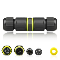 Hermetyczna mufa kablowa IP68 | Złącze śrubowe + szybkozłączka 3-pin 450V 17,5A do kabli 5–10 mm | M683-B