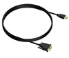 Kabel HDMI - DVI | HDMI 1.4 | 4K | 3D | HB-2-2M-Black