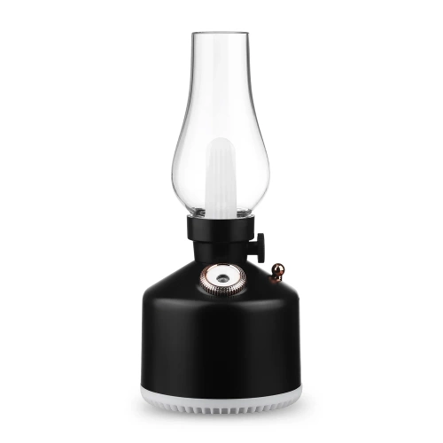 Nawilżacz powietrza LED | Ultradźwiękowy nawilżacz powietrza z funkcją lampki nocnej | LA-0621-BLACK