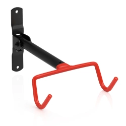 Składany uchwyt na rower, ścienny wieszak rowerowy pokryty gumą | HSGG-235